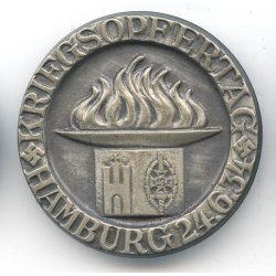 German WW2 NSKOV War Victims day - Hamburg 1934