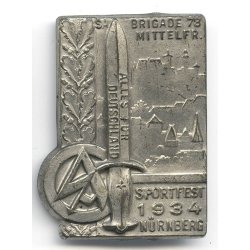 German WW2 Sportfest SA Brigade 78 Mittelfranken 1934 Nrnberg