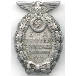 SA Treffen Braunschweig 17./18. Oktober 1931 badge