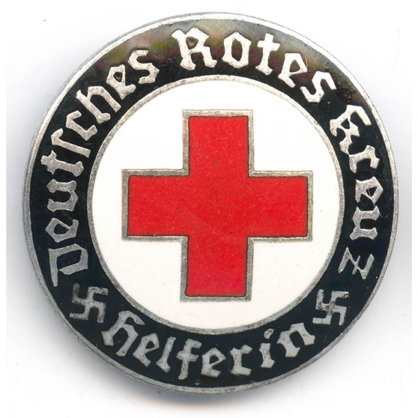 German WW2 Red Cross / Deutsches Rotes Kreuz 'Helferin' badge