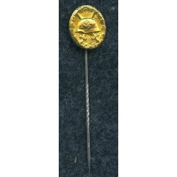 German WW2 Wound badge in gold 1939 'L/15' miniature