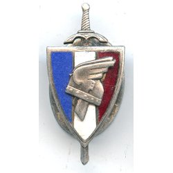 German WW2 Collaborator Vichy France L.F.C. badge (Button hole device)