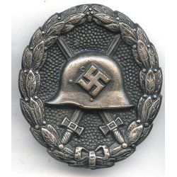 German WW2 Wound badge in silver 1936-1939 'Legion Condor' 'Juncker'