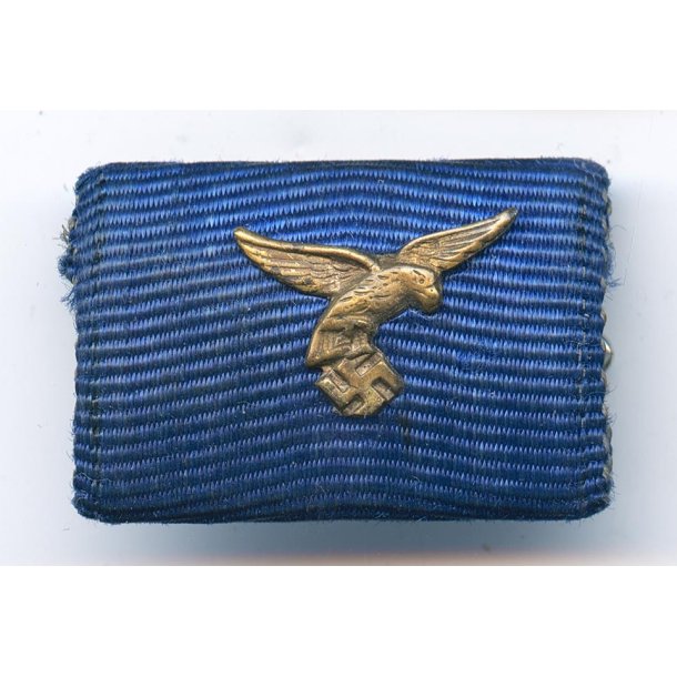 German WW2 12 years Luftwaffe Long Service Award ribbon bar