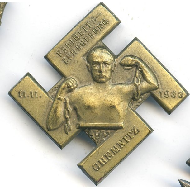 German WW2 Freiheitskundgebung Chemnitz 1933