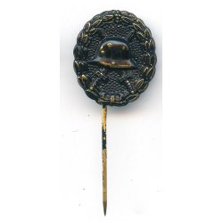 Wound badge in black 1914 18,5 mm miniature