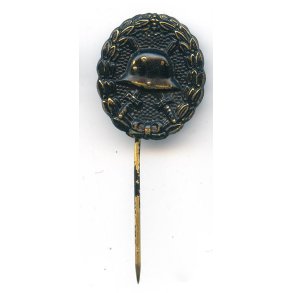 Wound badge in black 1914 18,5 mm miniature