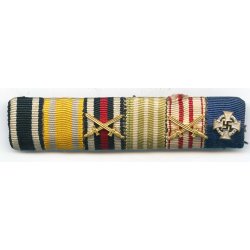 German WW1-2 6-place ribbon bar