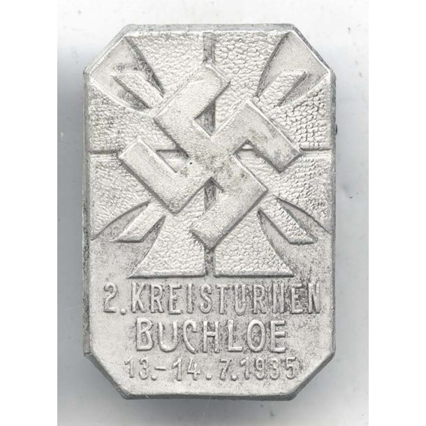 German WW2 Turnerbund 2. Kreisturnen Buchloe 1935 badge