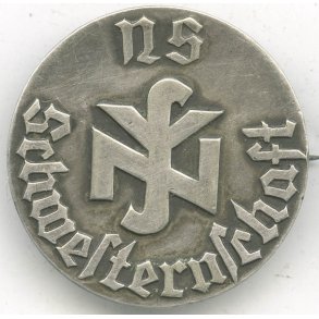 German WW2 'NS Schwesternschaft' Silver Brooch