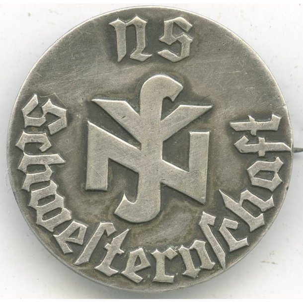German WW2 'NS Schwesternschaft' Silver Brooch