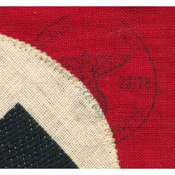 German WW2 NSDAP/SA member's armband - Stamped!