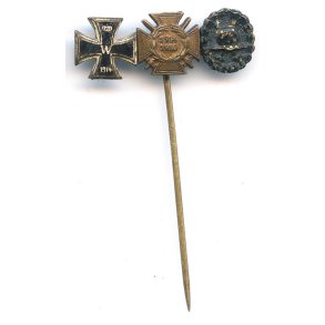 German WW1 miniature medal bar