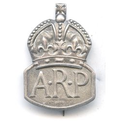 British WW2 ARP "Silver" badge
