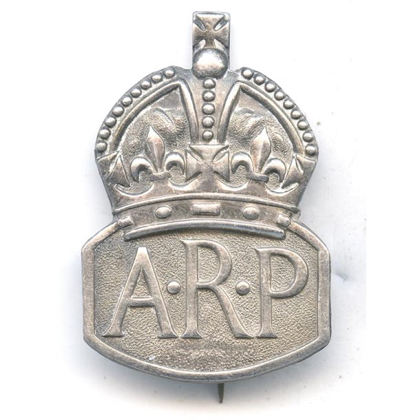 British WW2 ARP "Silver" badge
