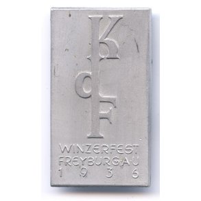 German WW2 KDF Winzerfest Freyburg-A-U 1936