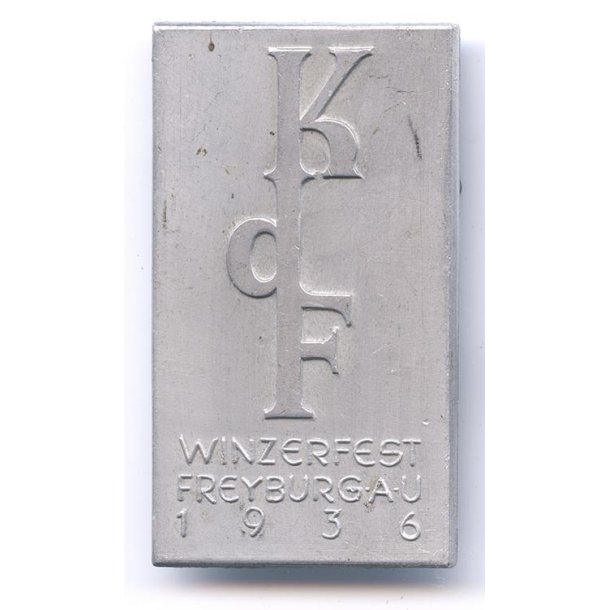 German WW2 KDF Winzerfest Freyburg-A-U 1936