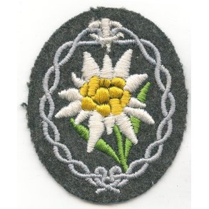 German WW2 Gebirgsj�ger Edelweiss armpatch
