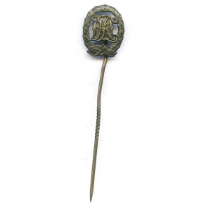 German WW2 DRL sports badge in bronze 'St&L'