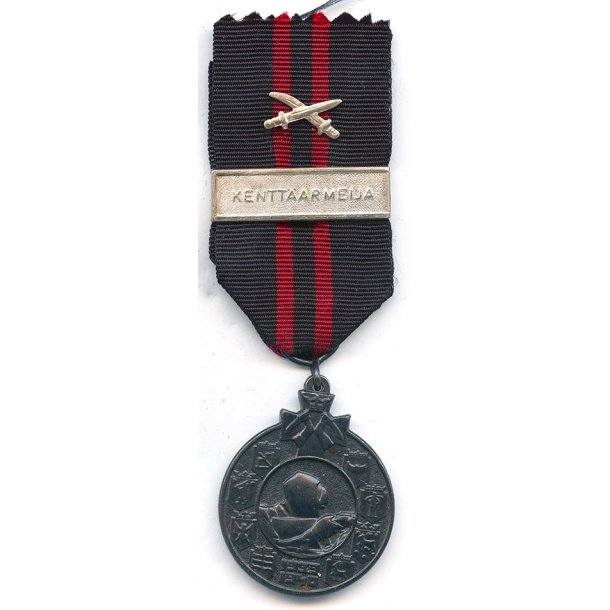 Finnish WW2 Winter war medal with Swords 'KENTTAARMEIJA'
