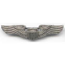  US WW2 Air Force Pilot wings badge
