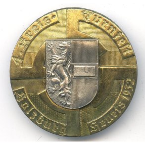 German WW2 Deutscher Turnerbund 4. Kreis - Turnfest Salzburg Heuets 1932