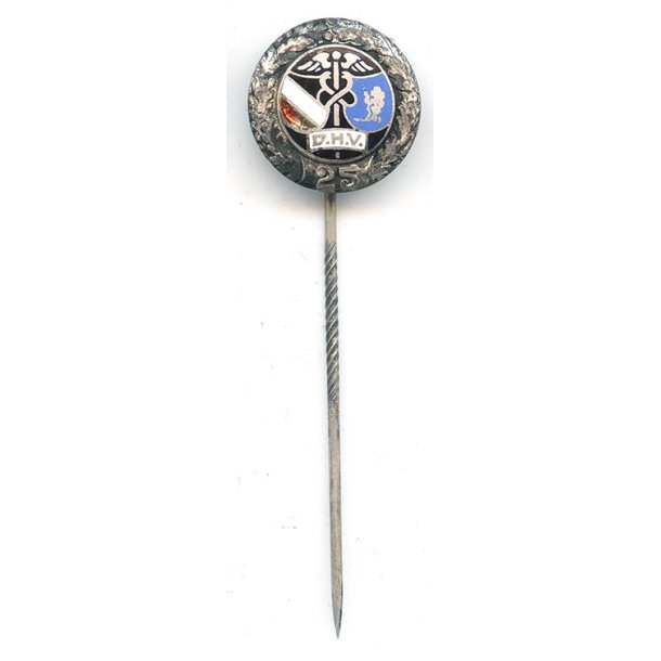German WW2 DHV 25 year member's pin