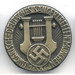 German WW2 Hungarian-German Singer's meeting M�nchen 1934