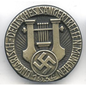 German WW2 Hungarian-German Singer's meeting M�nchen 1934