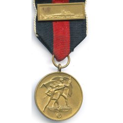 German WW2 October 1 1938 Commemorative Medal with Prague clasp