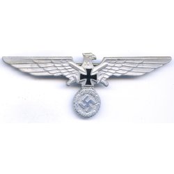 German WW2 NS-RKB member's breast eagle in metal