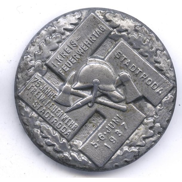 German WW2 1. Kreis-Feuerwehrtag - 75 Jahre Freiw. Feuerwehr Stadtroda June 5�6, 1937
