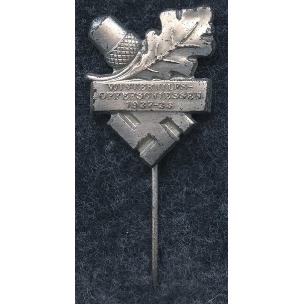 German WW2 Winterhilfs-Opferschiessen 1937-38 stickpin