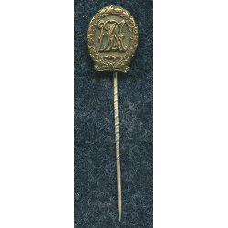 German WW2 DRA sports badge in bronce miniature 'Lauer'