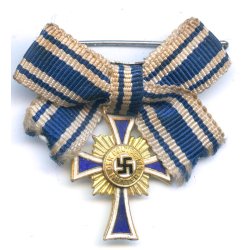 German WW2 Mother's Cross in Gold miniature 25 mm