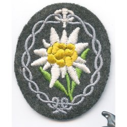 German WW2 Gebirgsj�ger Edelweiss armpatch