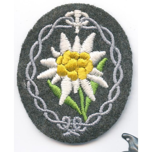 German WW2 Gebirgsj�ger Edelweiss armpatch