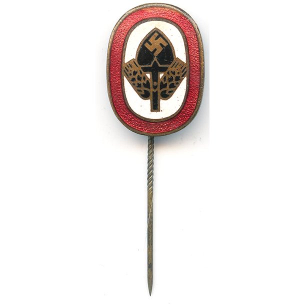 German WW2 RAD member's remembrance pin 'P&L'