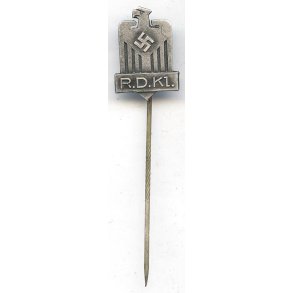 German WW2 Rdkl (National Association Of German Small Animal Breeders) Member's Stick Pin