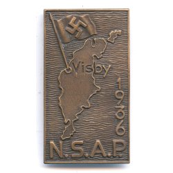 Swedish WW2 NSAP annual meeting in Visby 1936 badge