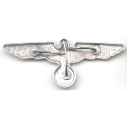 German WW2 Army EM/NCO/Officer's visor cap eagle in metal "G.B 38"