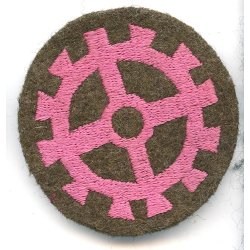 German WW2 Panzer Mechanic's Afrikakorps/Tropical sleeve badge