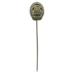 German WW2 DRL sports badge in Bronze miniature 'Wernstein'