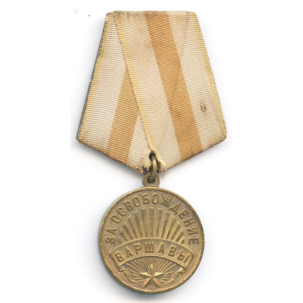 Soviet WW2 Medal for the Liberation of Warsaw
