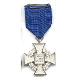German WW2 25 years Faithful service medal