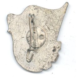 East German DDR shooting badge in silver