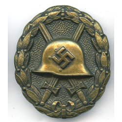 German WW2 Wound badge in black 1936-1939 'Legion Condor' - Oxodized