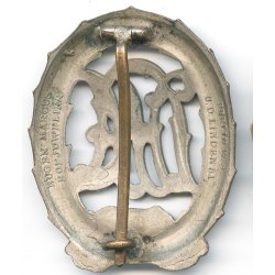 German WW2 DRA sports badge in silver