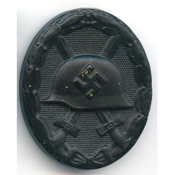 German WW2 Wound badge in black 1939 - Brass