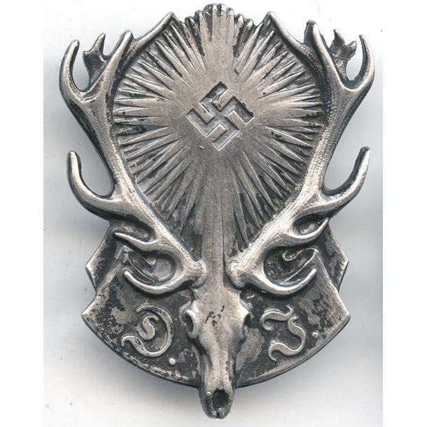German WW2 German Hunting Association member's  badge